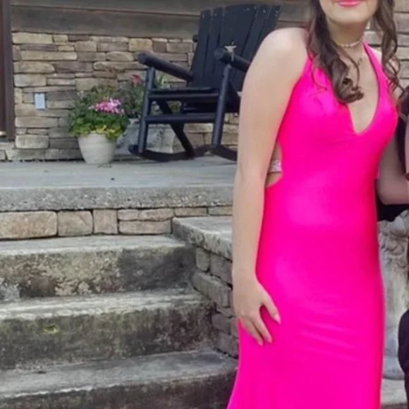 Jasz | Dresses | Hot Pink Promhomecoming Dress Size 6 Juniorwomen | Poshmark